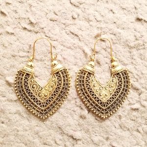 $15 Two Days Only! Gold Plated Statement Earrings